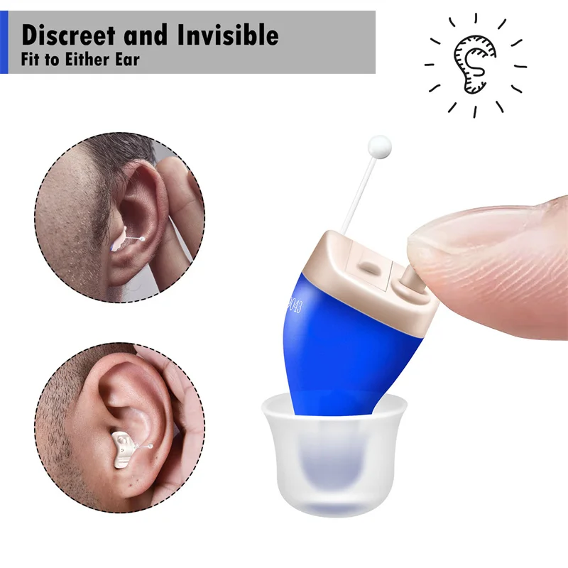 Hearing Aid Digital Wireless Invisible Sound Amplifier For Deafness with Noise Reduction Audifonos