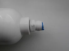 RO Water Pipe Fitting 1/4 OD Hose 1/8 1/4 3/8 BSP Male Thread With Seal Ring Plastic
