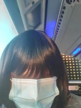 Human-Hair-Wigs Bang Bob Wigs No-Lace Angelbella Remy Full-Machine Straight Brazilian