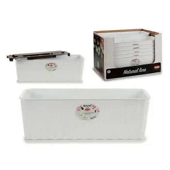 

Planter Stefanplast White Natural (18 x 16 x 49 cm)