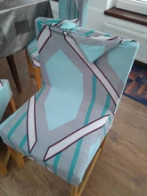 Chair Case Universal Home Removable Restaurant Modern for Party Washable Size-Printed