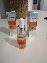 LANBENA-suero Facial blanqueador con vitamina C, esencia para la piel que aclara las manchas, elimina manchas oscuras y pecas