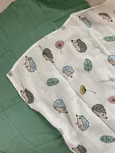 Manta de muselina de algodón y bambú de 60x60cm para bebé recién nacido, edredón para envolver recién nacidos, ropa para eructar, toalla para pañales