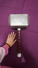 44cm martillo Cosplay 1:1 martillo de tormenta figura armas modelo regalo película jugando seguridad americanas Super Héroes Weapen