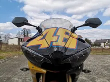 LMoDri-Espejos retrovisores para motocicleta de carreras, accesorio para Honda CBR F4 F4i / RC51 / RVT 1000 DD250E/DD300/350 HYOSUNG GT