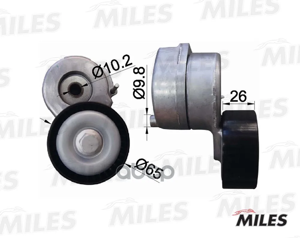 Натяжитель Ремня Приводного Opel/Fiat/Suzuki 1.3d 03- Miles Ag00045 Miles арт. AG00045