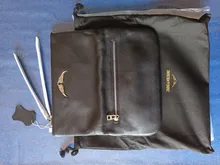 Alas decoradas bolso de un solo hombro de mujer casual moda desenfadada dos cadenas Bolsa Bandolera bolsos de cuero