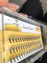 60 racimo/caja de pestañas individuales 0,07/0,1 grueso conjunto de pestañas extensión 3D pestañas falsas naturales al por mayor