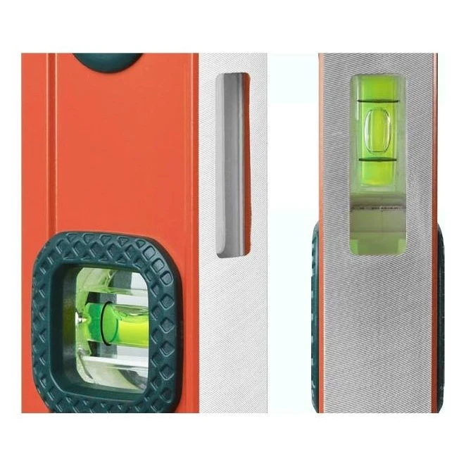 Уровень KRAFTOOL 34575-060(Встроенный горизонтальный и вертикальный уровень, отверстие для подвеса