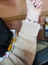 Hirsion-suéter holgado de gran tamaño para mujer, jersey básico de punto elegante, cuello redondo, suave, de Cachemira, para invierno, 2020