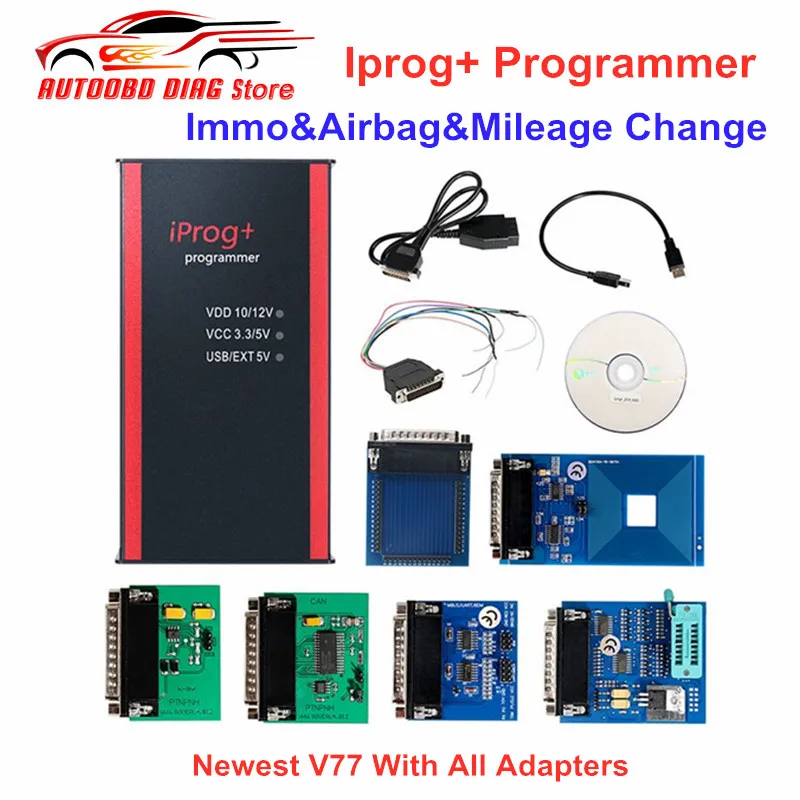 

Best Price iPROG+ Prog Programmer Updated V77 iProg Supports IMMO/Mileage Correction/Airbag Reset Replace Carprog/Digiprog/Tango