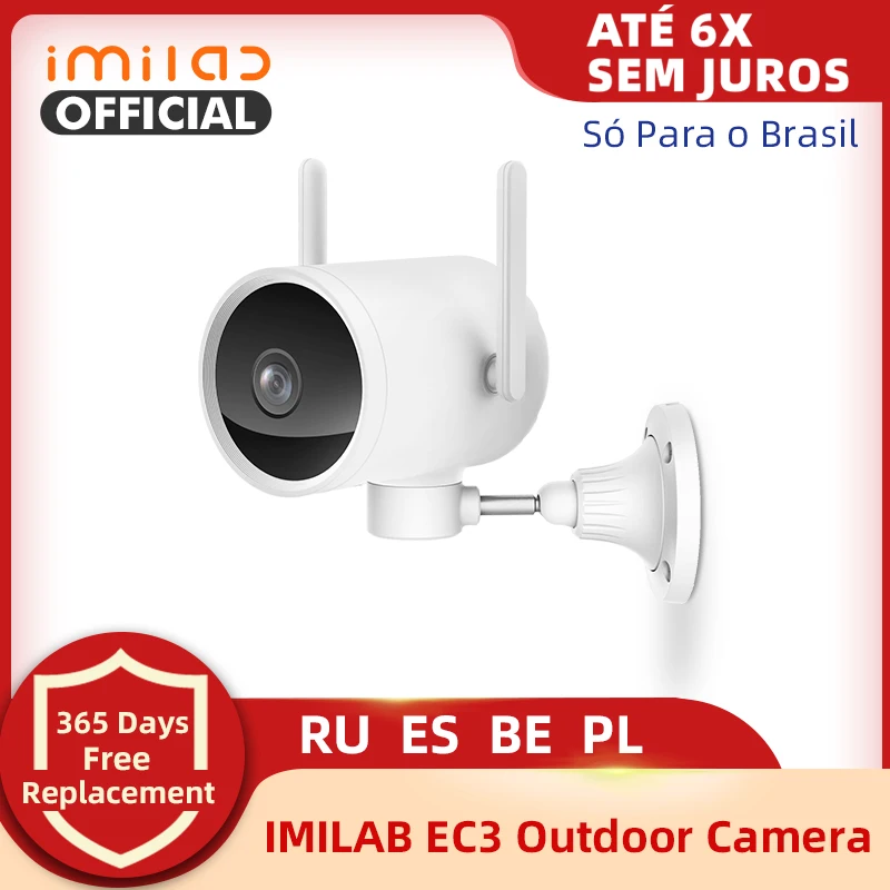 Global Version Outdoor Smart Camera Imilab EC3 Waterproof IP Camera Update 2K HD CCTV Wi-Fi Hotspot Router Rotatable