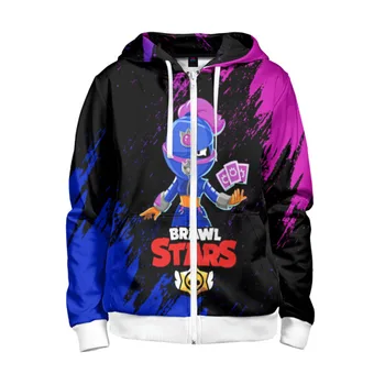 

Children's sweatshirt 3D with zipper Brawl Stars Tara.