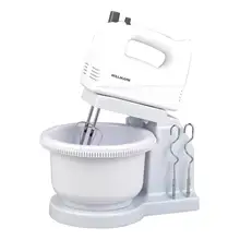Миксер WILLMARK WHM-510B(Мощность 100 Вт, 5 скоростей, чаша 2 л, 2 вида насадок