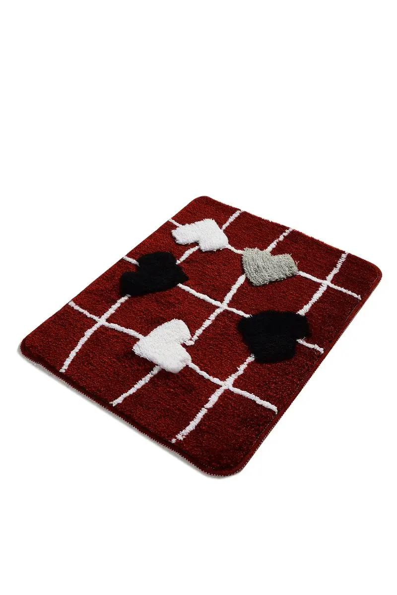 Коврик для ванной-коврики | коврик для ванной нескользящие Противоскользящие коврики My Heart Red 50X60 см