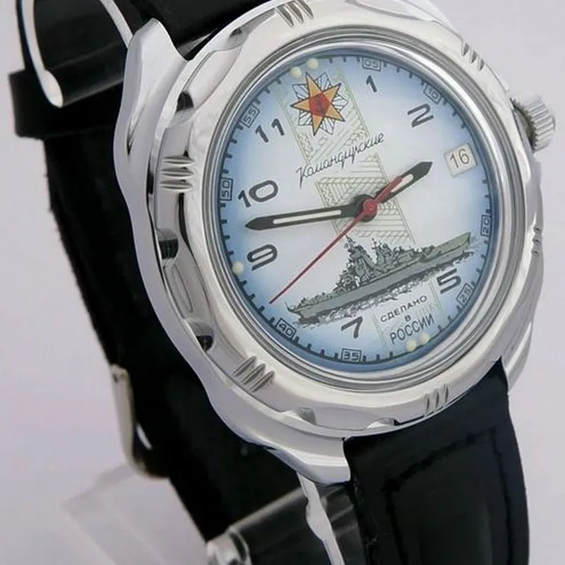 Watch Vostok Commander 211428 symbols of the Navy (Navy) of Russia afbeelding
