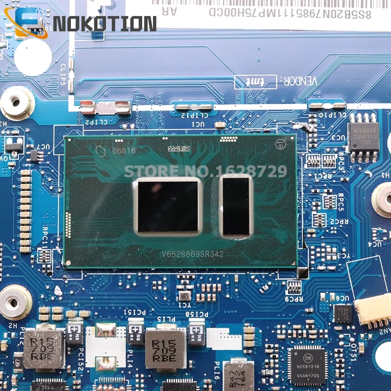 Greatest  NOKOTION for Lenovo 720s-14ikb Laptop Motherboard CIZVO S0 LA-E581P 5B20N79851 5B20N87826 SR342 I5-