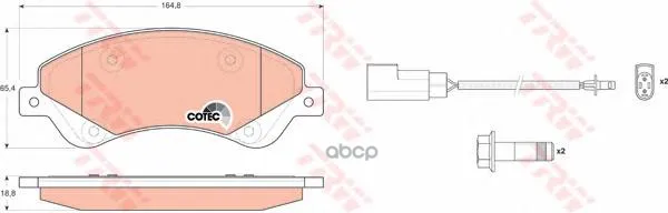 Gdb1723_=1251 02=Fvr1929 [1433954]!Колодки Дисковые П Ford Tran