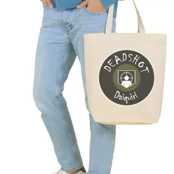 

Angemiel Bag Large Deadshot Daiguiri Shopping Beach Tote Bag