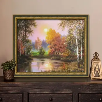 

Making Kit Diamond Mosaic Diamond painting АЖ-1687 "Autumn Twilight"