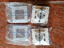 Eu-Power-Socket-Socket Outlet Glass-Panel Usb-Charging-Port Crystal Wall SRAN with 16A