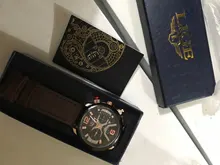 LIGE-Reloj analógico de cuero para Hombre, accesorio de pulsera resistente al agua con cronógrafo, marca de lujo deportivo de complemento masculino con diseño moderno, disponible en color azul, 2021