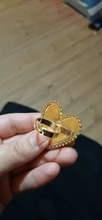AENSOA-anillos de corazones dorados bohemios para mujer, sortija de esmalte redondo con corazón de amor bohemio para mujer, joyería con estilo de dedo 2019