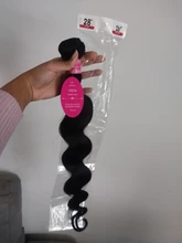 Luduna-mechones de pelo ondulado brasileño para mujer negra, extensiones de pelo ondulado 150% humano, 1/3/4 piezas, Remy