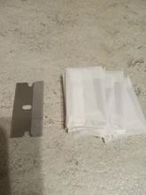 10 unids/lote cuchillas de acero inoxidable para iPhone iPad Samsung teléfono pantalla LCD removedor de pegamento Herramientas de limpieza (NO Mango)
