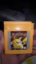 Pokeon-cartucho de juegos de 16 bits para Nintendo GBC, tarjeta de consola para juegos clásicos, versión colorida en inglés