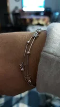 NEHZY-pulsera de plata de ley 925 para mujer, joyería de moda de alta calidad, pulsera simple cuadrada retro de 20CM de longitud