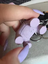 Moda Punk llavero de Bulldog Francés de cuero de la PU perro llaveros para las mujeres bolso colgante joyas baratija del coche de los hombres, anillo de clave de la cadena