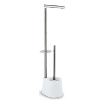 

Toilet Paper Holder with Brush Stand Confortime