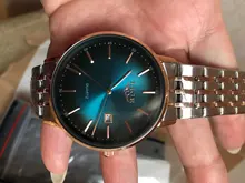 LIGE-Reloj de lujo con correa de acero dorado rosa para mujer, accesorio de pulsera resistente al agua, de marca superior