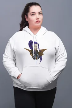 

Angemiel Wear lol Caitlyn White Women 'S Hooded Sweatshirt