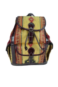 

Handmade Elegant Backpack designed with special kilim patterned fabric
