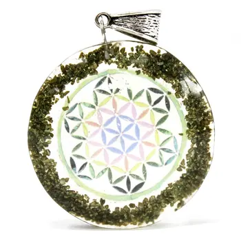 

Pendant Orgone-Green Stone