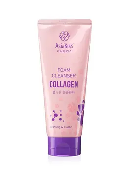 

Asiakiss foam washing machine with collagen foam cleanser, 180 ml