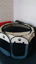 Tienda portátil porta mascotas plegable, Corralito, transpirable, de fácil operación, cerca octagonal, cama perrera extraíble para cachorro para gatos