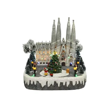

BARCELONA Christmas scene with light, music and movement