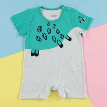 

ebebek HelloBaby Summer Baby Boy Little Dino Theme Jumpsuit