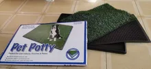 Dog Puppy Pet Potty Pad Home Training Toilet Pad Grass Surface Portable Dog Mat Turf