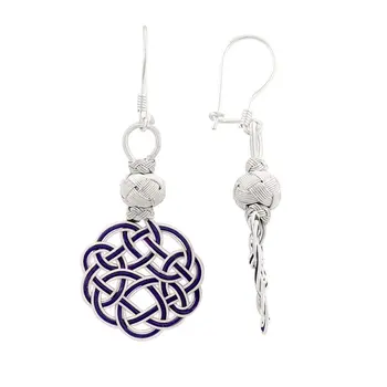 

Angemiel 925 Silver Trabzon Kazaziye Hand Knitting Earrings