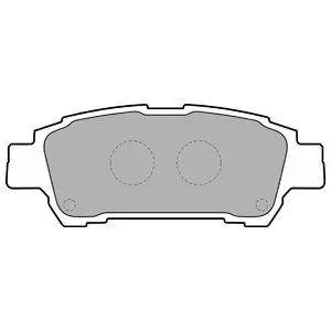 Колодки тормозные TOYOTA AVENSIS VERSO 2.0 01-/PREVIA 2.0-2.4 00
