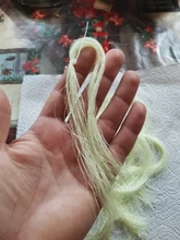 Lunker resplandor luminoso Ultravioleta fluorescente volar hilo de pesca strand línea de cuerda atar diy material ayudar ganchos moscas