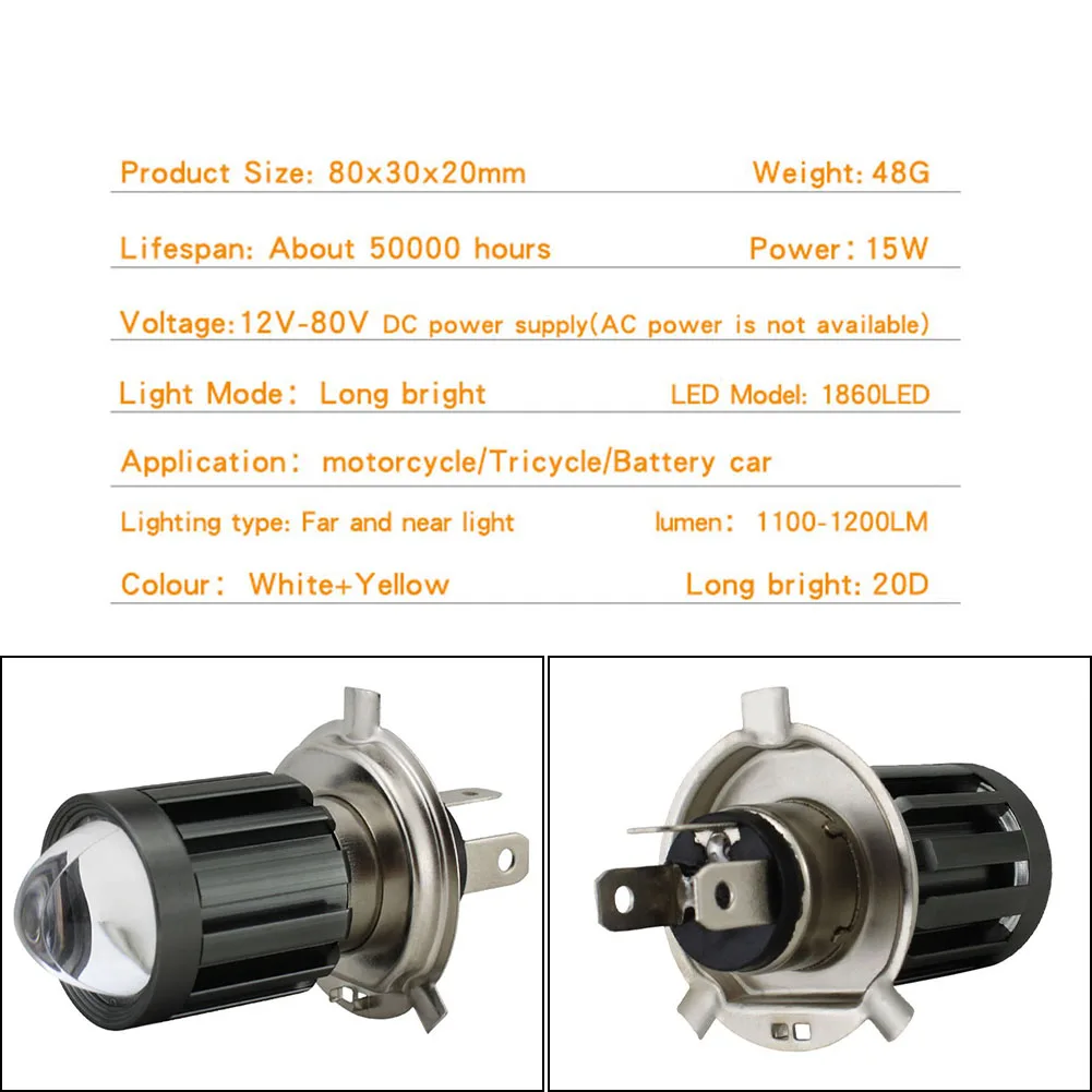 Car fog light bulb H4 lamp fog light headlights led diodes lamps  lights bulbs super bright motorcycle bulbs white fog lights