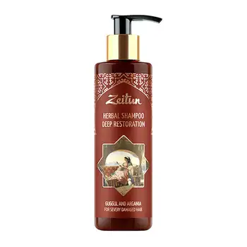 

Hair Shampoo Zeitun herbal shampoo deep restoration (200 ml)