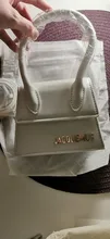 Jacquemus-bolsos de mano de alta calidad para mujer, bandoleras femeninas de Color sólido, de lujo con letras cruzadas, de diseñador para fiesta, 2019