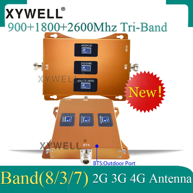 4G CellphoneRepeater 900 1800 2600mhz Tri-Band