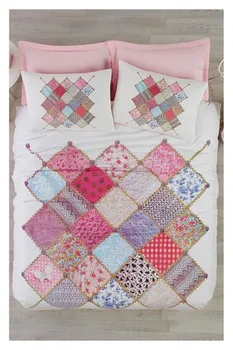 

LINENS Duvet Cover Set Patterned Cotton Double